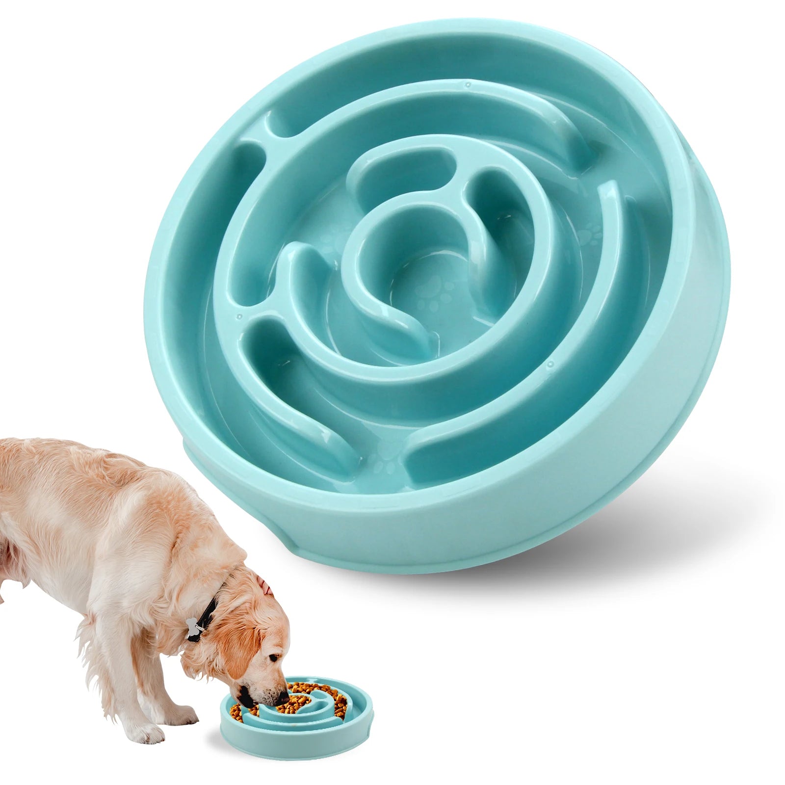 Gamelle anti-glouton pour chiens & chats